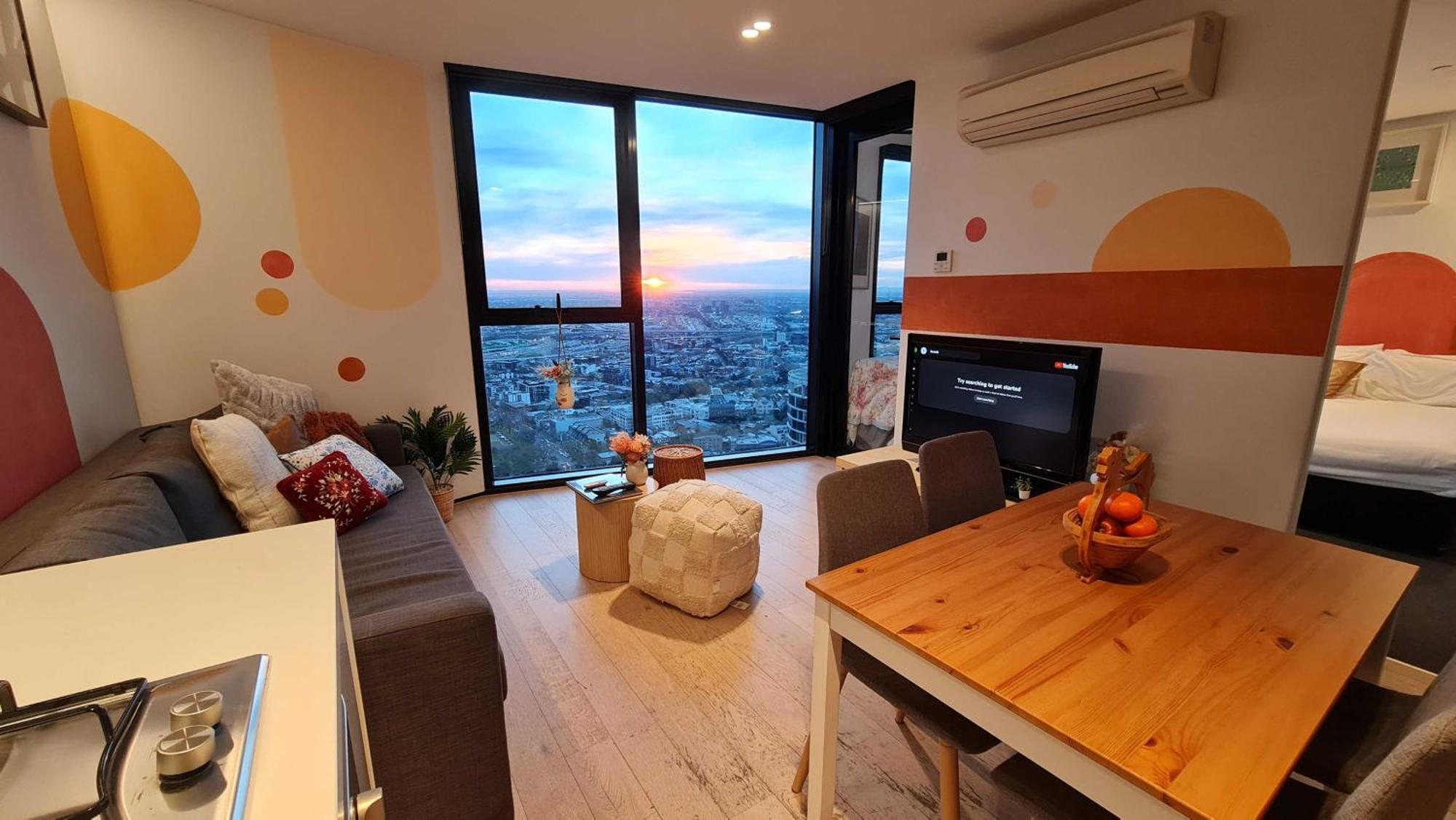 1Br Sunset Glow Central Retreat! Free Tram Zone Melbourne Exterior foto